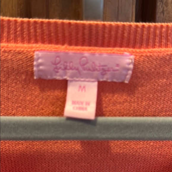 Lilly Pulitzer v-neck argyle sweater - Picture 2 of 6